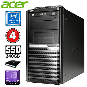 Acer Veriton M4610G MT G630 4GB 240GB+1TB DVD WIN10Pro