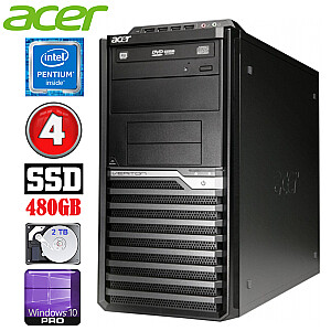 Acer Veriton M4610G MT G630 4GB 480GB+2TB DVD WIN10Pro
