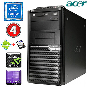 Acer Veriton M4610G MT G630 4GB 120SSD+500GB GT710 2GB DVD WIN10Pro