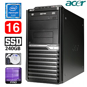 Acer Veriton M4610G MT G630 16GB 240GB+1TB DVD WIN10Pro