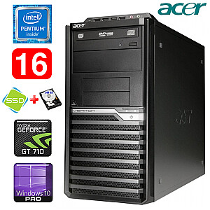 Acer Veriton M4610G MT G630 16GB 120SSD+500GB GT710 2GB DVD WIN10Pro