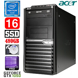 Acer Veriton M4610G MT G630 16GB 480SSD+2TB GTX1050 2GB DVD WIN10Pro
