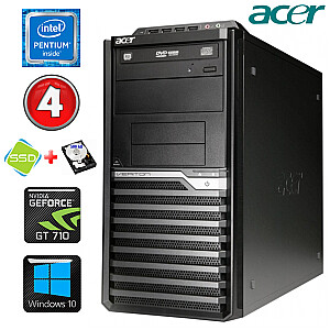 Acer Veriton M4610G MT G630 4GB 120SSD+500GB GT710 2GB DVD WIN10