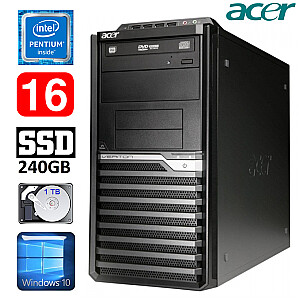 Acer Veriton M4610G MT G630 16GB 240GB+1TB DVD WIN10