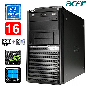 Acer Veriton M4610G MT G630 16GB 240SSD+1TB GT710 2GB DVD WIN10