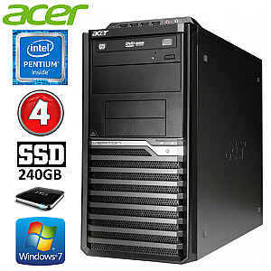 Acer Veriton M4610G MT G630 4GB 240GB+1TB DVD WIN7Pro
