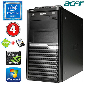 Acer Veriton M4610G MT G630 4GB 120SSD+500GB GT710 2GB DVD WIN7Pro