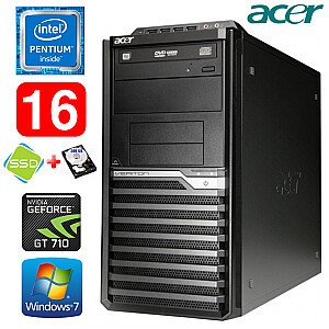 Acer Veriton M4610G MT G630 16GB 120SSD+500GB GT710 2GB DVD WIN7Pro
