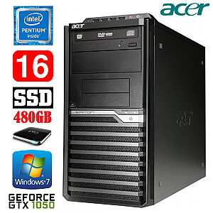 Acer Veriton M4610G MT G630 16GB 480SSD+1TB GTX1050 2GB DVD WIN7Pro