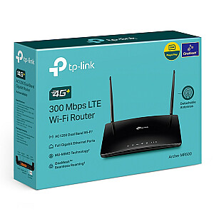 Maršrutētājs Archer MR505 4G LTE Cat6 maršrutētājs AC1200