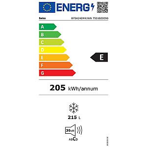 Beko RFSA240M41WN морозильник с ящиком