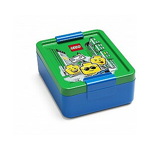 LEGO pusdienu kastīte Ikonisks zēns spilgti zils
