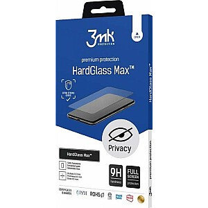 3mk HardGlass Max Privacy Black tālrunis Apple iPhone 15 Pro Max