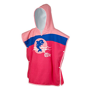 Полотенце-пончо детское с капюшоном BECO SEALIFE 68101 4 розовый S