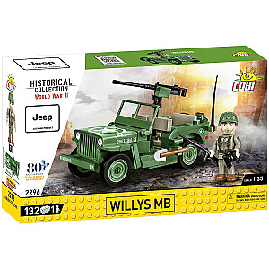 Willys MB bloķē 132 elementus