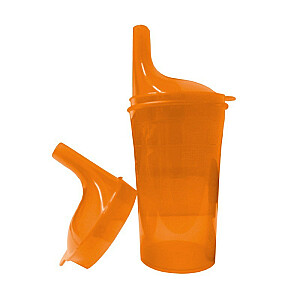 Безопасная чашка для еды и питья, оранжевая.