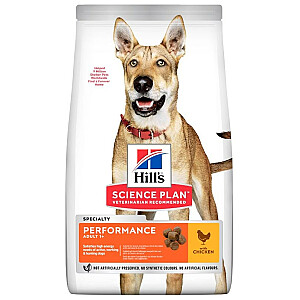Hill's Science Plan Canine Adult Performance Chicken - sausa suņu barība - 14 kg