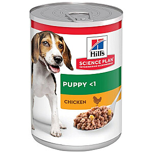 Hill's Science Plan Puppy Chicken - mitrā suņu barība - 370g