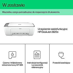 DeskJet 2820e AIO Printer 588K9B daudzfunkcionāla ierīce