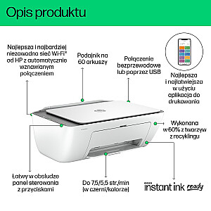 DeskJet 2820e AIO Printer 588K9B daudzfunkcionāla ierīce