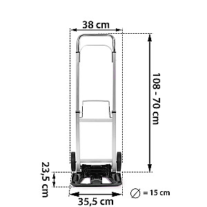 Transporta ratiņi, manuāli salokāmi Humberg HM-508