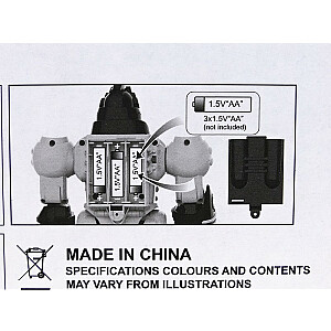 Robots staigojošs ar skaņu un gaismu 20 cm 499010