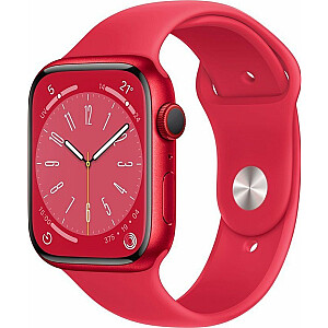 Apple Watch Series 8 GPS + Cellular 45 мм (PRODUCT)RED Алюминиевый корпус со спортивным ремешком (PRODUCT)RED — стандартный