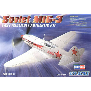MiG-3 plastmasas modelis.