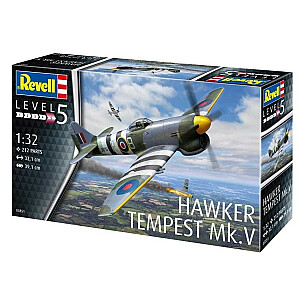 Hawker Tempest Mk.V plastmasas modelis