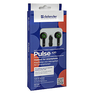 Defender Pulse 420 melns un zaļš