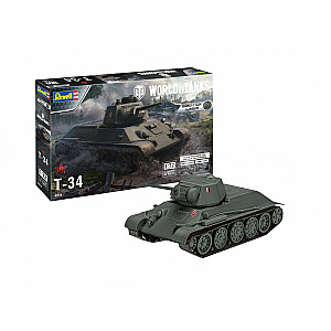Пластиковая модель танка Т-34 World of Tanks