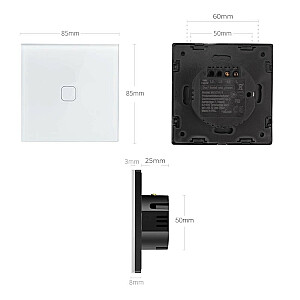 Сенсорный выключатель света Wi-Fi SMART MCE716B Черный