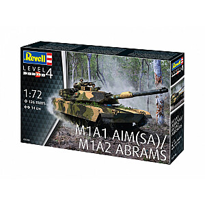 M1A2 Abrams plastmasas modelis 1/72.