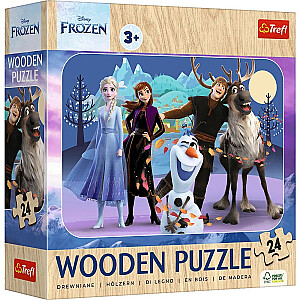 Koka puzle 24 gabali Frozen