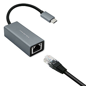 USB-C uz RJ45 Ethernet adapteris | 1000 Mb/s | Alumīnija korpuss