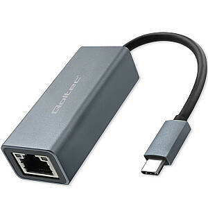 USB-C uz RJ45 Ethernet adapteris | 1000 Mb/s | Alumīnija korpuss