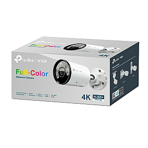 Камера VIGI C385 (4 мм) Полноцветная цилиндрическая сетевая камера 8 МП