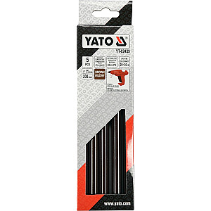Клей-карандаши Yato 11 мм х 200 мм коричневые 5 шт.