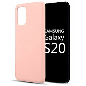 Evelatus Samsung Galaxy S20 Nano Силиконовый чехол Soft Touch ТПУ Бежевый