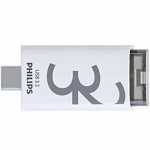 Флеш-накопитель PHILIPS USB-C 3.2 Gen 1 Click Shadow Grey, 32 ГБ
