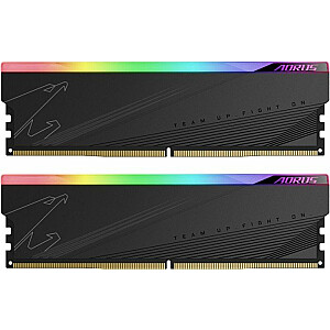 Память Gigabyte AORUS RGB, DDR5, 32 ГБ, 6000 МГц, CL40 (ARS32G60D5R)