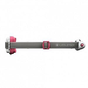Ledlenser NEO6R pelēks, rozā, balts LED galvas zibspuldze