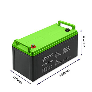 Qoltec 53081 gēla akumulators | 12V | 120 Ah