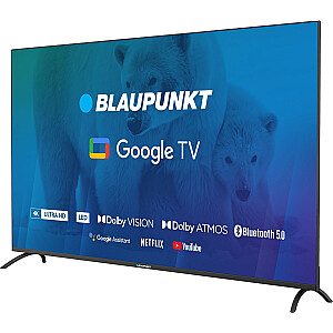 Телевизор 65" Blaupunkt 65UBG6000S 4K Ultra HD LED, GoogleTV, Dolby Atmos, WiFi 2,4-5ГГц, BT, черный