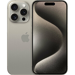 Viedtālrunis Apple iPhone 15 Pro 256 GB Natural Titanium (MTV53)