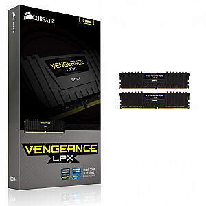 DDR4 Vengeance LPX 32 ГБ/2400(2*16 ГБ) CL14-16-16-31 ЧЕРНЫЙ 1,20 В XMP 2.0
