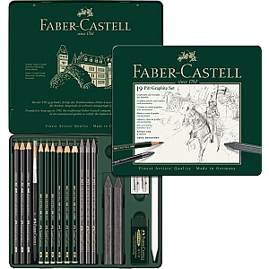 Набор карандашей Faber Castell Pitt Monochrome 19 предметов