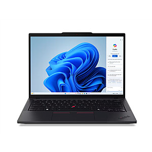 Lenovo ThinkPad T14 Gen 5 | Black | 14 " | IPS | WUXGA | 1920 x 1200 pixels | Anti-glare | Intel Core U7 | 155U | 16 GB | SO-DIMM DDR5 | SSD 512 GB | Intel Graphics | Windows 11 Pro | 802.11ax | LTE Upgradable | Keyboard language Nordic | Keyboard