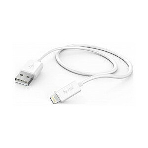 Hama USB-A - Lightning, 1,5 m balts