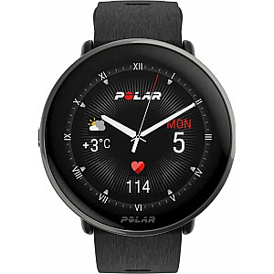 Polar Ignite 3 Titanium sporta pulkstenis, melns (IGNITE 3 TI SIL BLK S-L)
